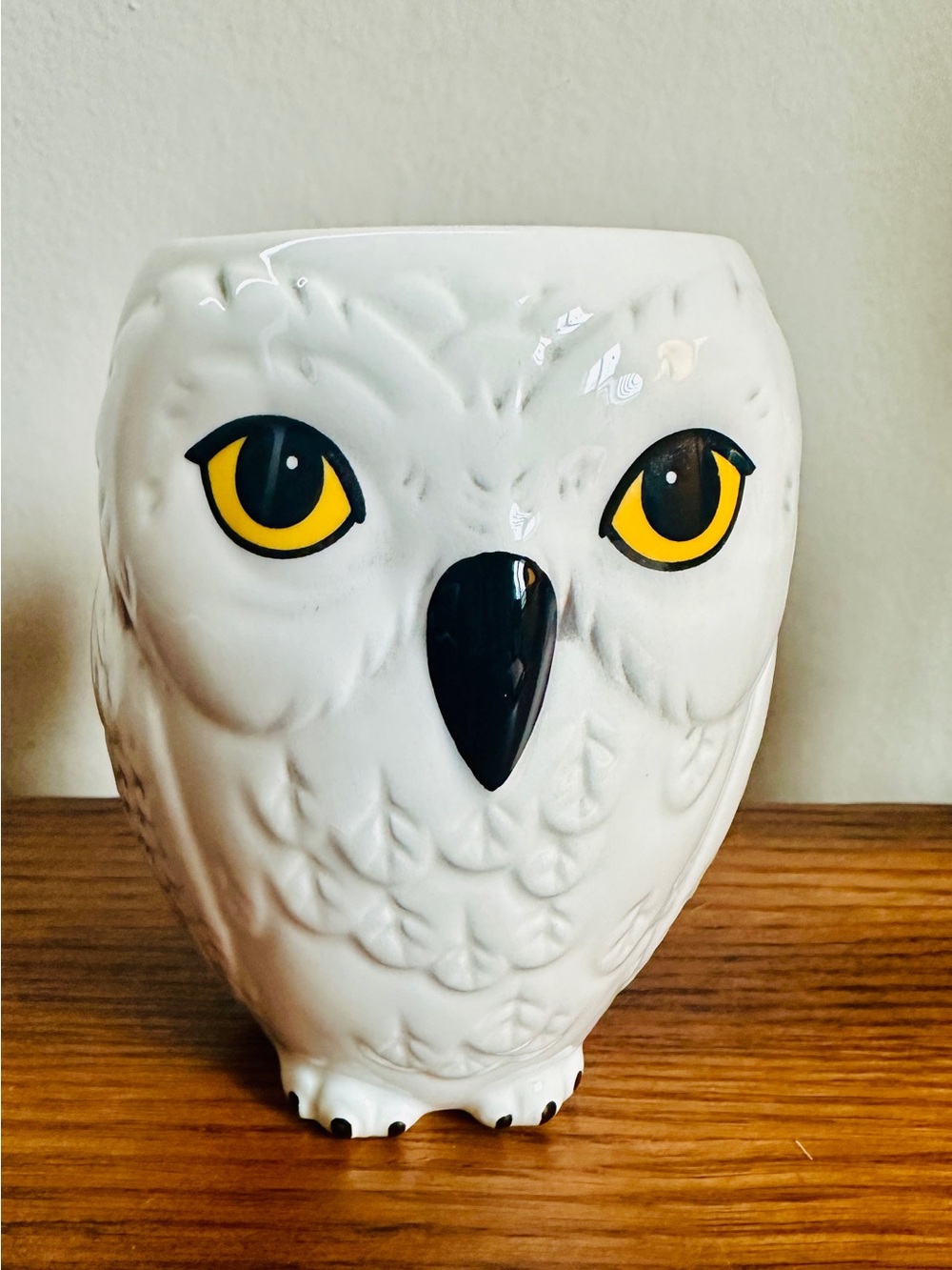 Harry Potter Hedwig 3D Ceramic Mug 12oz Snowy Owl - Official Warner Bros - New